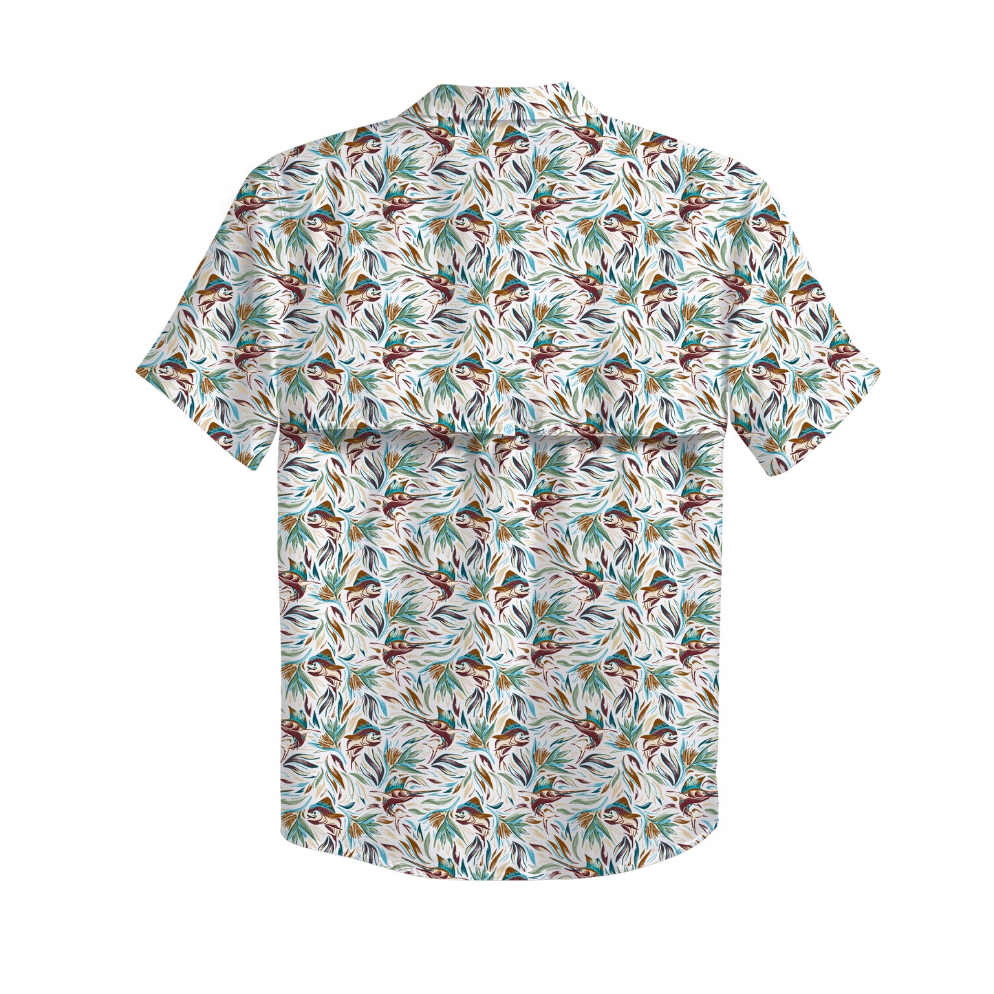 Flower Strike Button Down