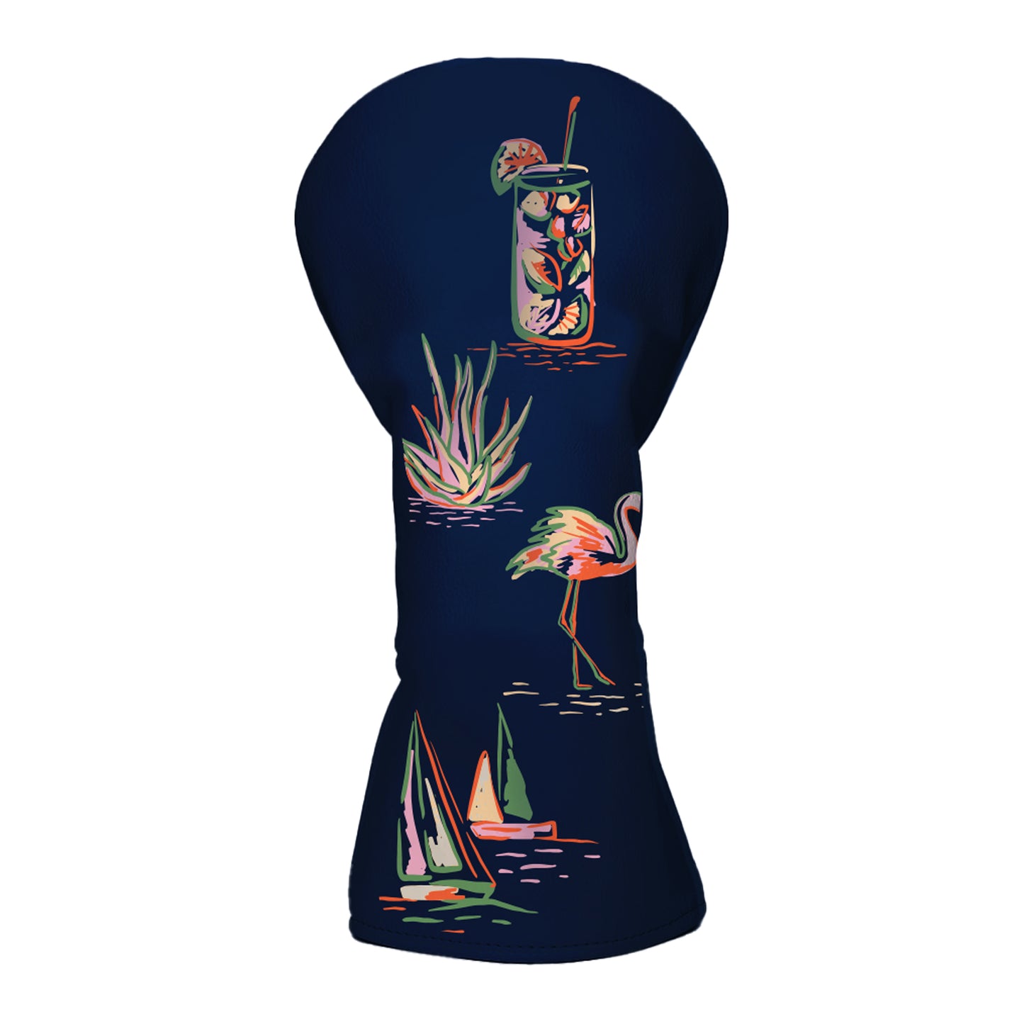 Happy Flamingo Driver Cover