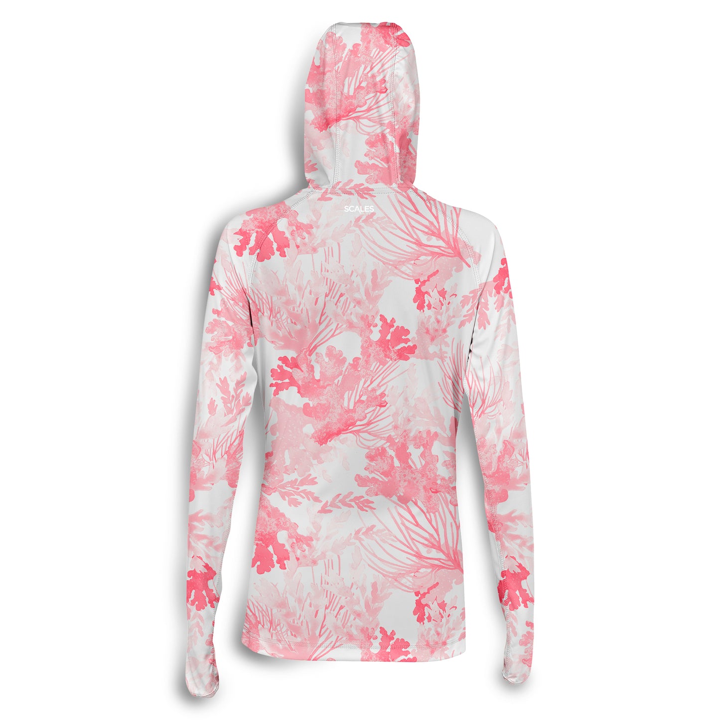 Coral Tropics Womens Hooded Performance