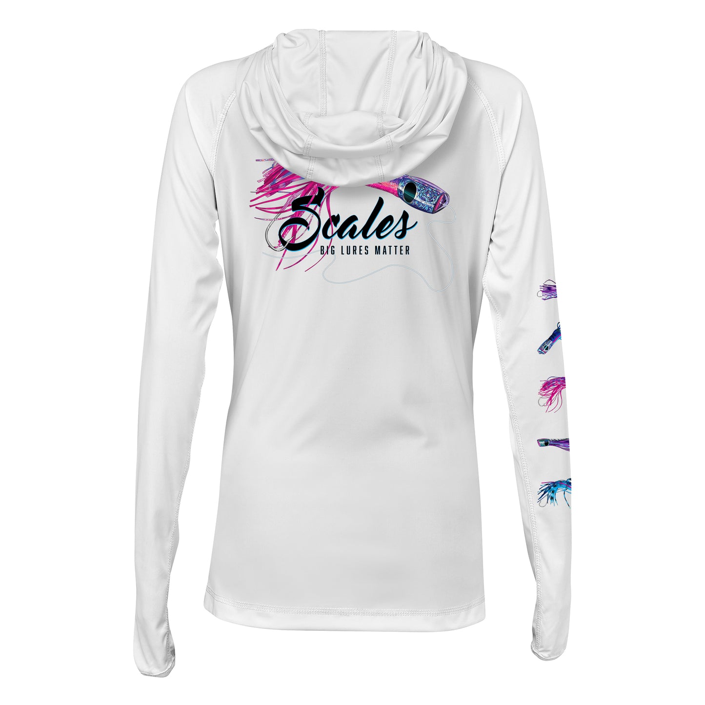 Lures Of The Seas Womens Hooded Performance