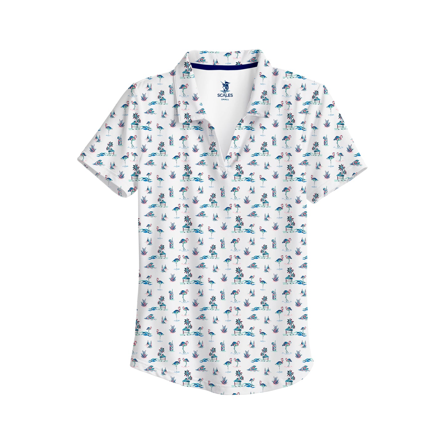 Thirsty Flamingo Womens Polo