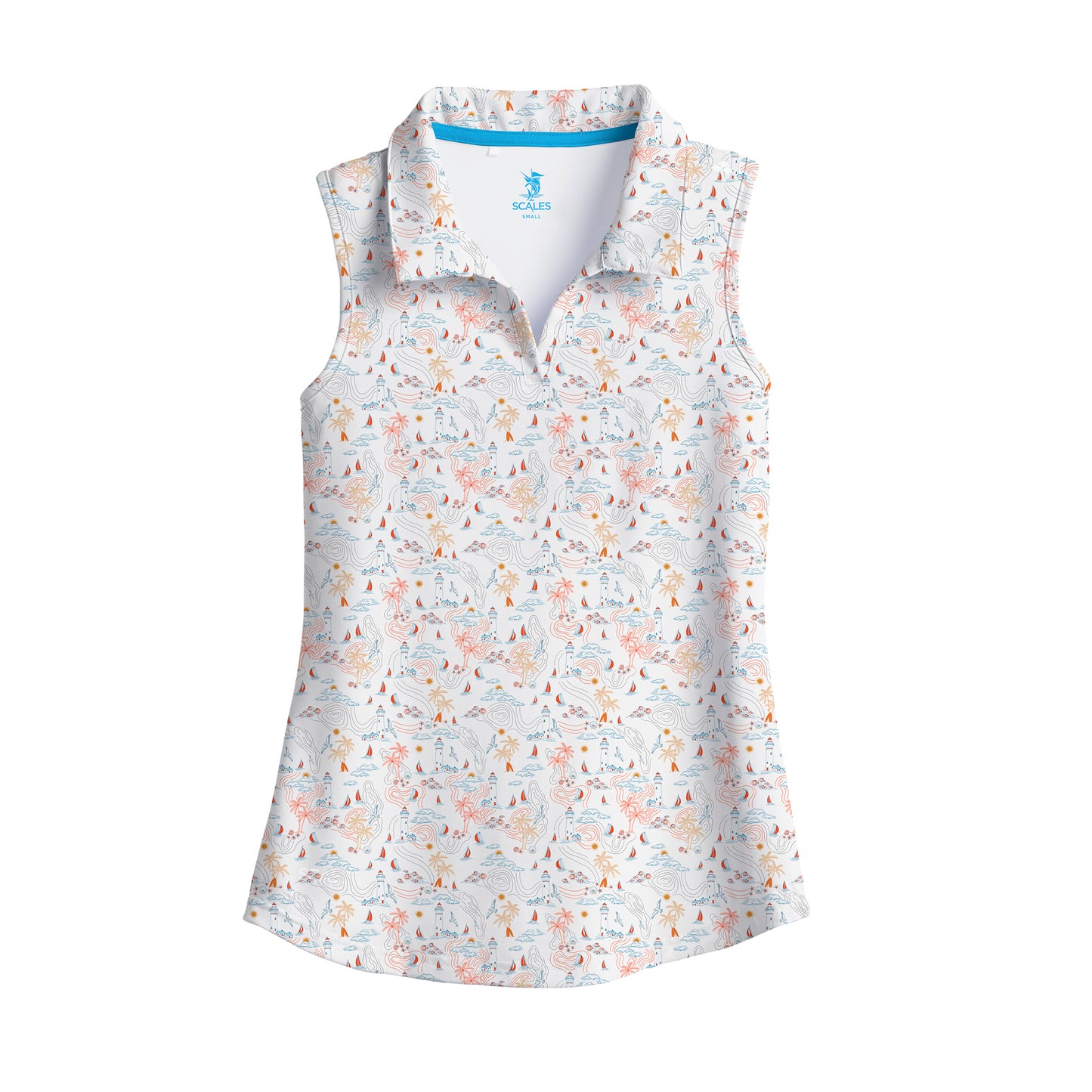 Lighthouse Point Sleeveless Polo