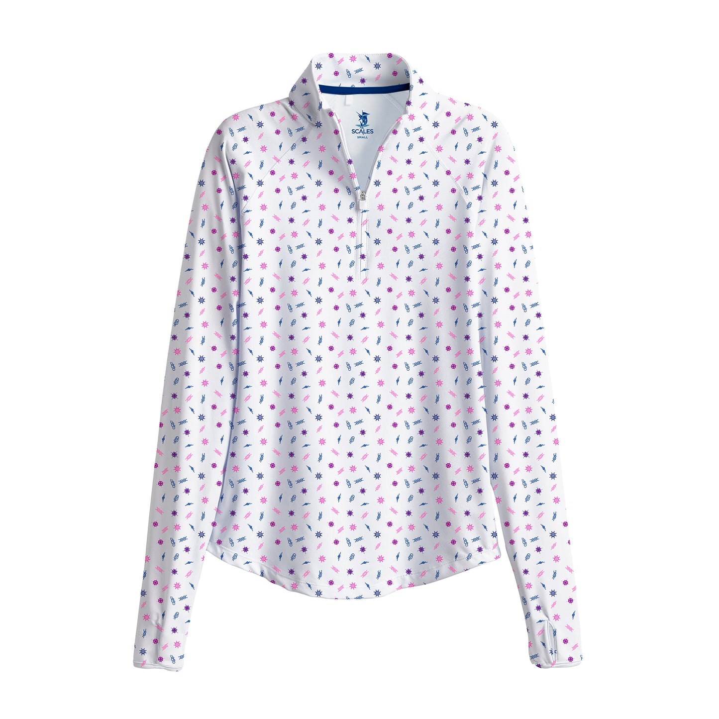 Salty Knowledge Womens LS Quarter-Zip