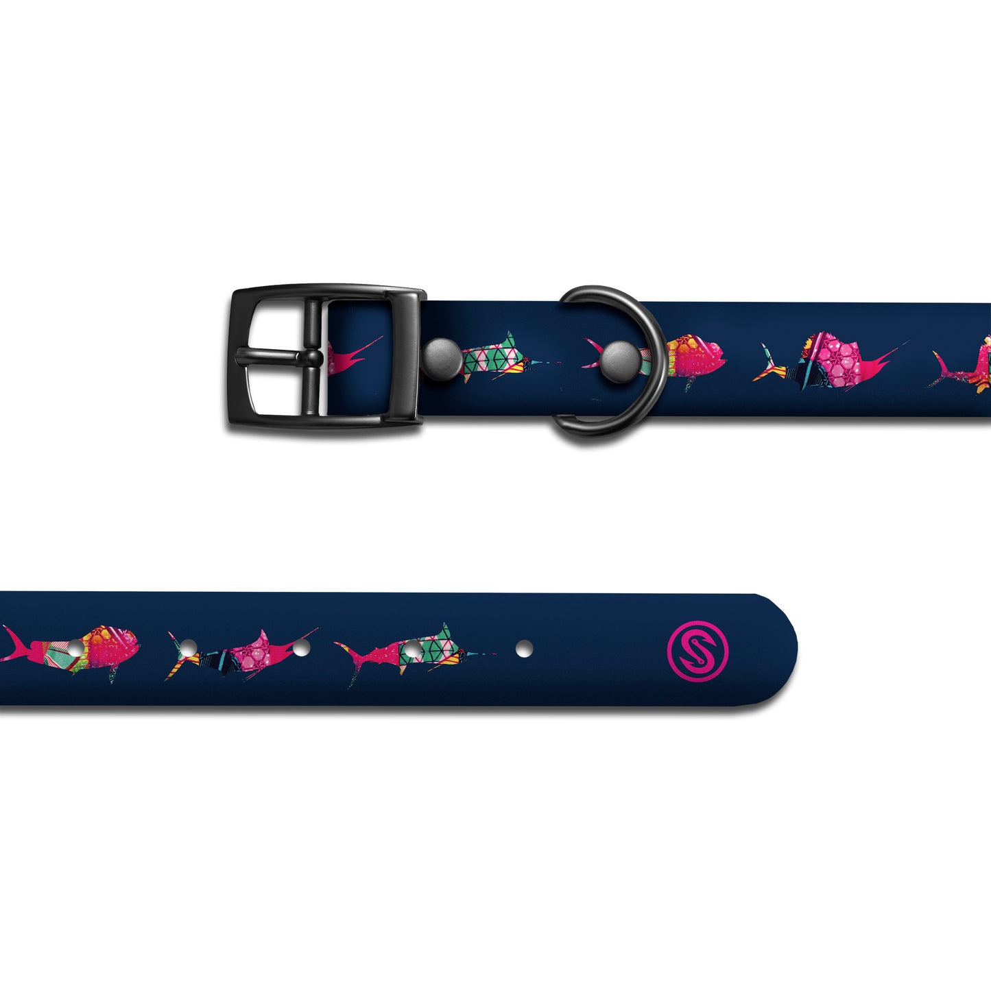Trippy Fish Pet Collar