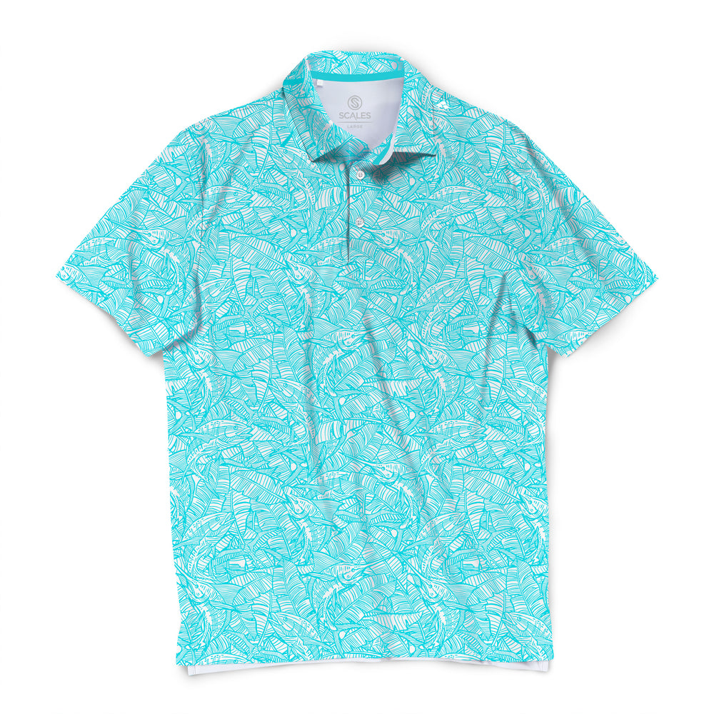 White / Aqua / 3XL