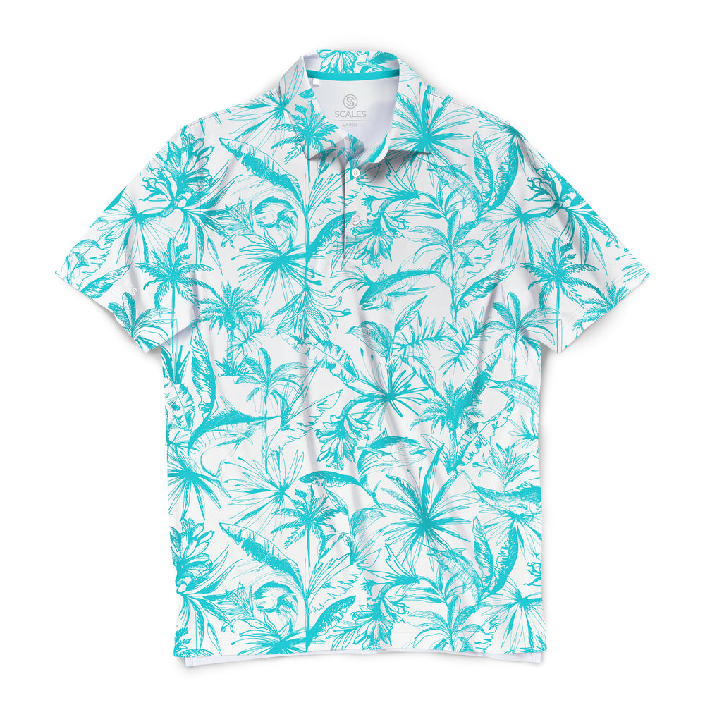 White / Aqua / 3XL