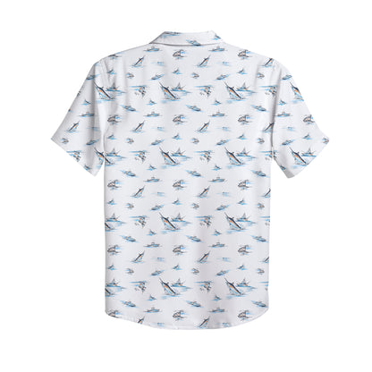 Biting Button Down