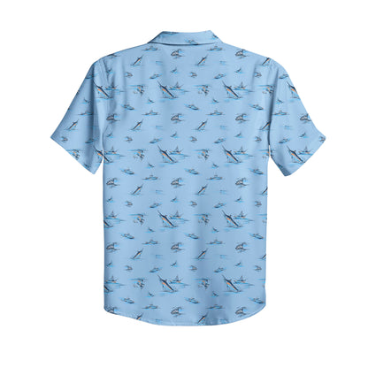 Biting Button Down