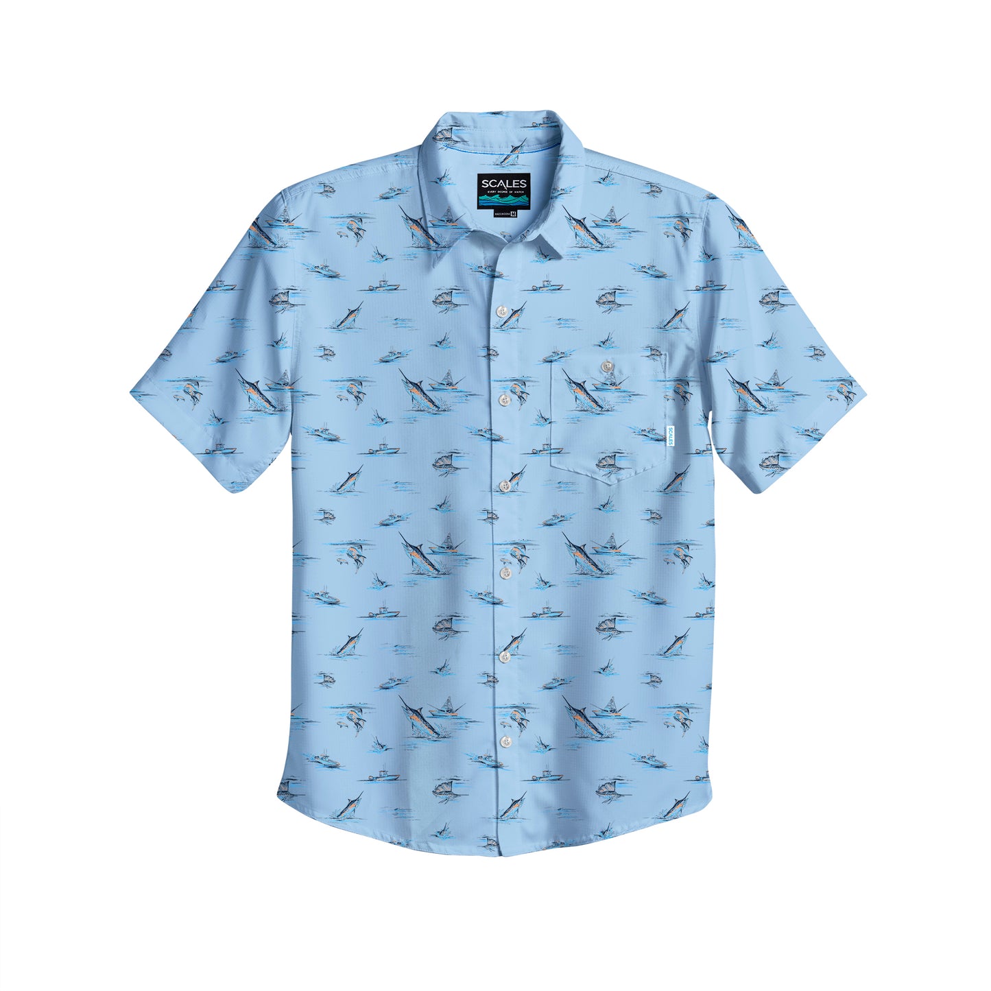 Biting Button Down