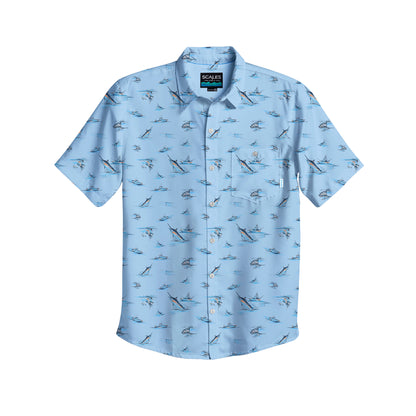 Biting Button Down