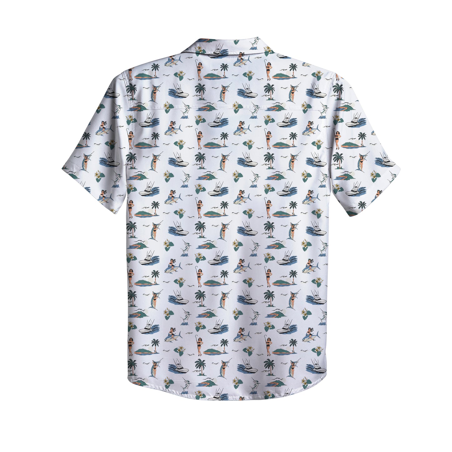 Pin Up Angler Button Down