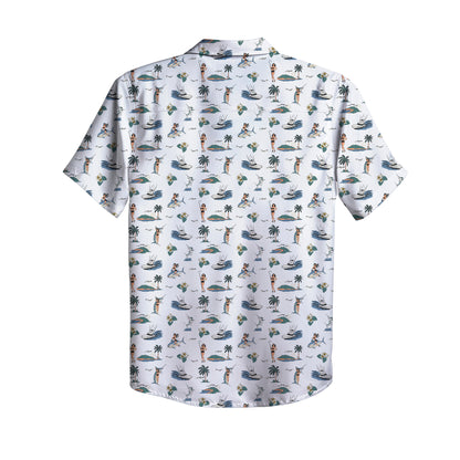 Pin Up Angler Button Down