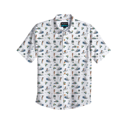 Pin Up Angler Button Down
