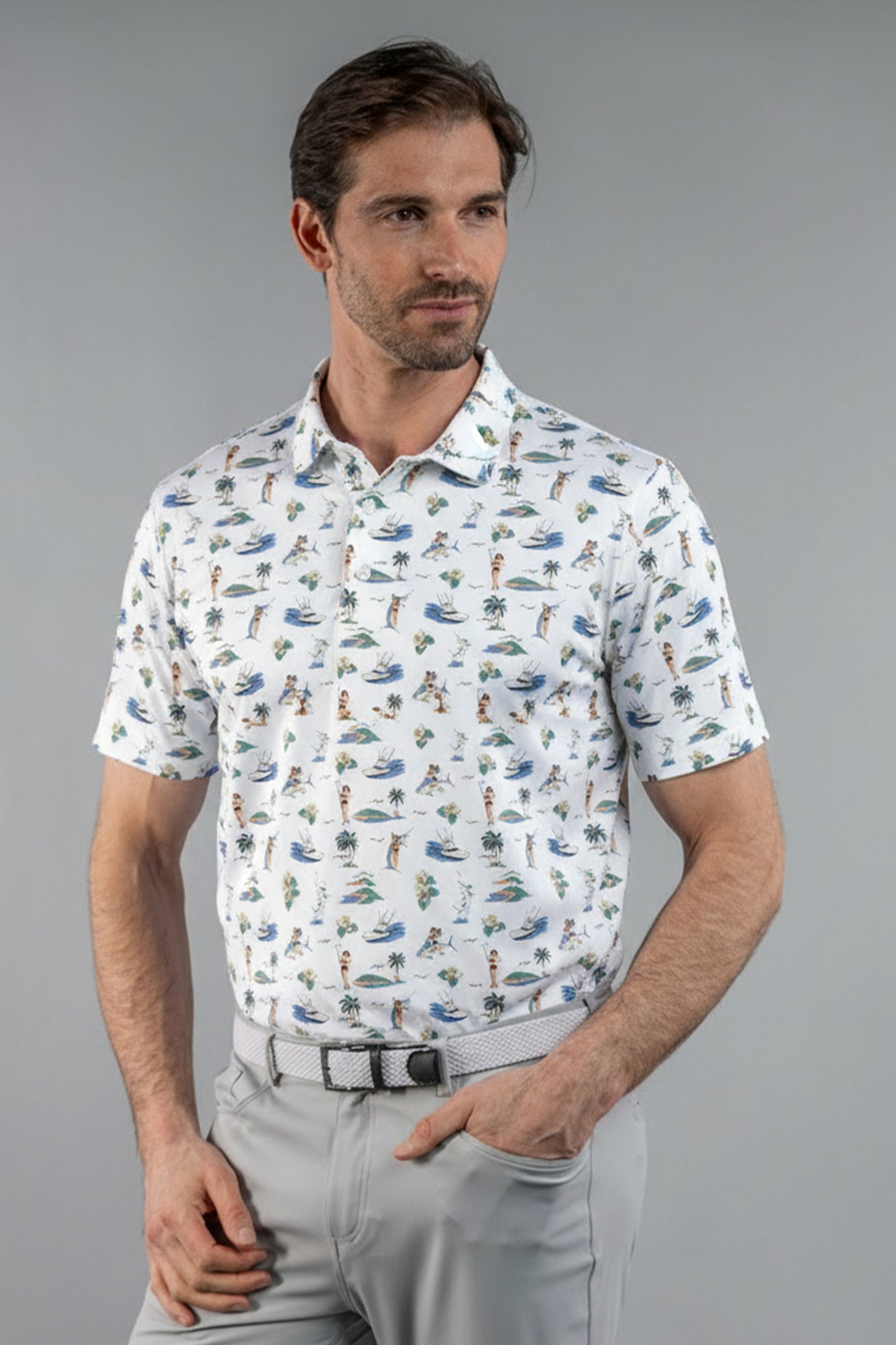Pin Up Angler Polo