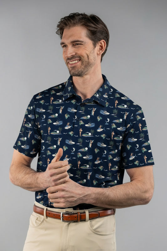 Pin Up Angler Polo