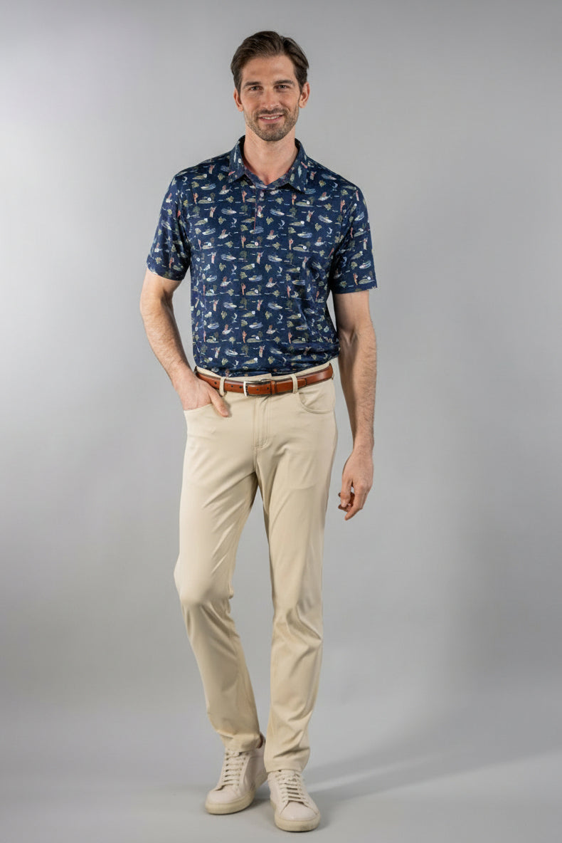 Pin Up Angler Polo