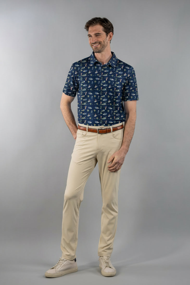 Pin Up Angler Polo