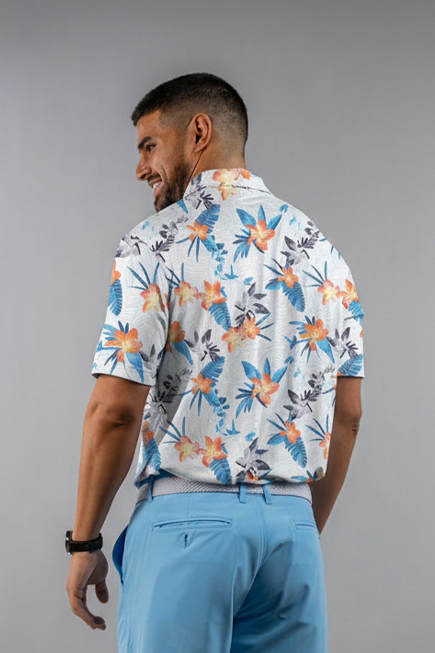 Topo Flowers Polo