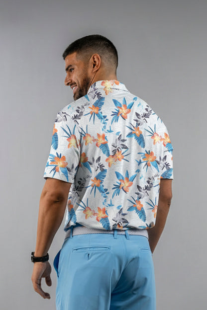 Topo Flowers Polo