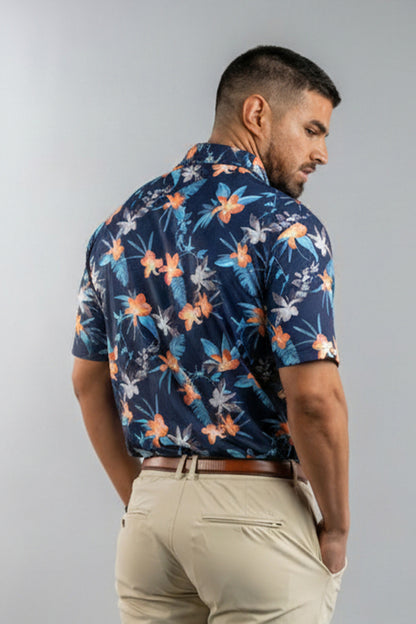 Topo Flowers Polo