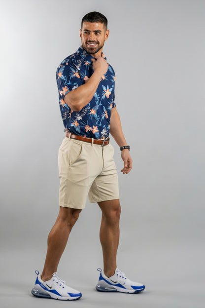 Topo Flowers Polo
