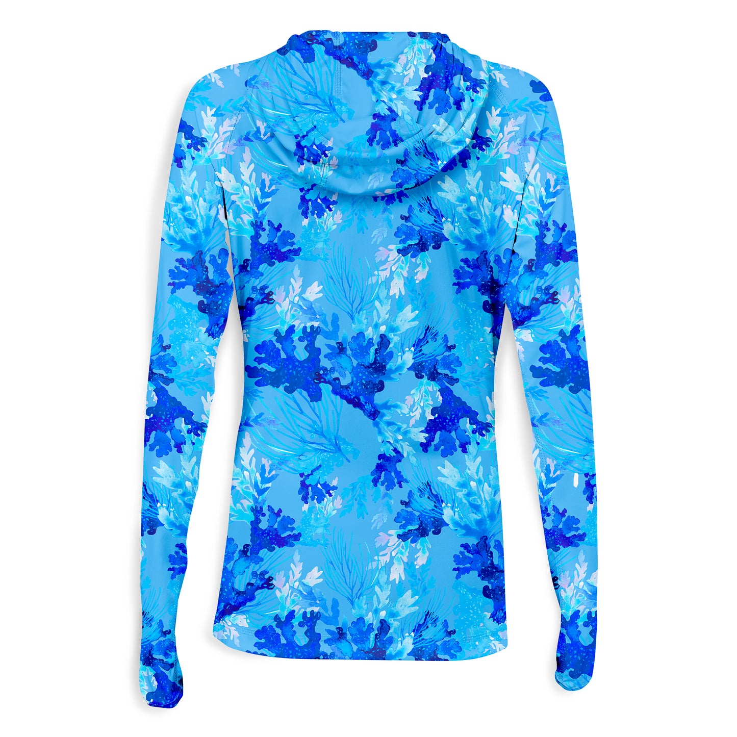 Coral Tropics Womens Hooded Performance