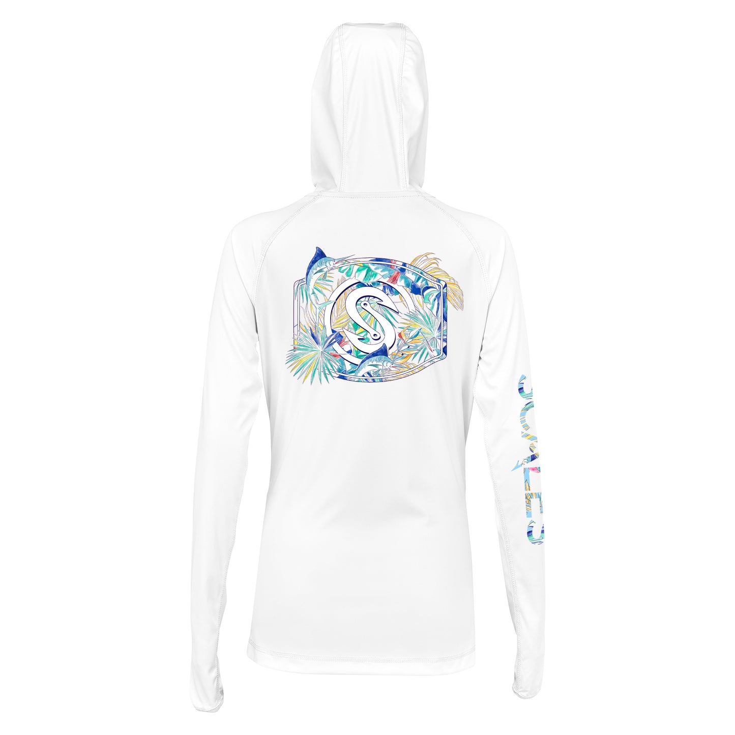 Tropical Run Womens Hooded 8515 Performance