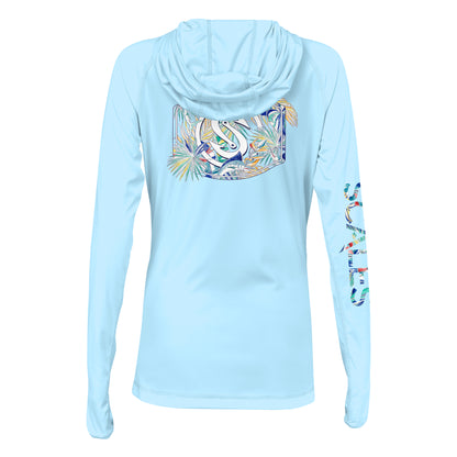 Tropical Run Womens Hooded 8515 Performance