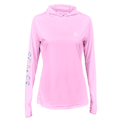 Tropical Run Womens Hooded 8515 Performance