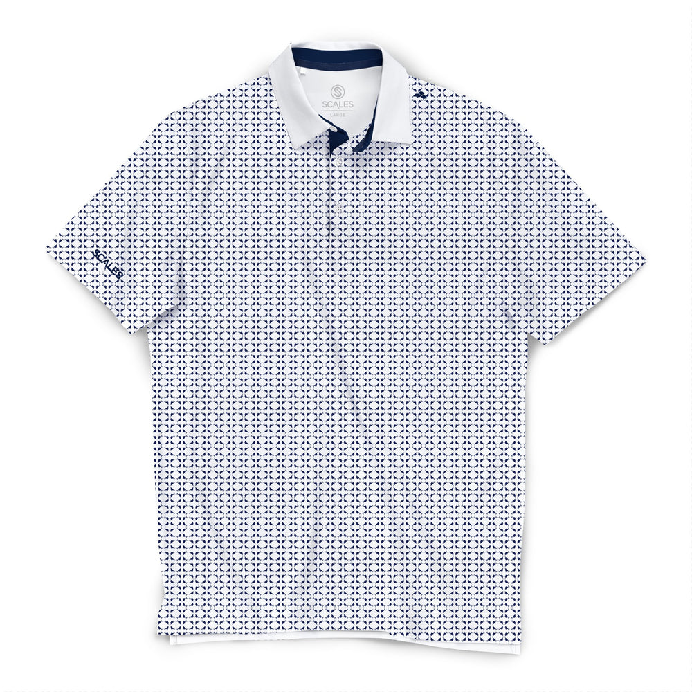 White/Navy / 3XL
